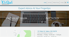 Desktop Screenshot of kliqet.com